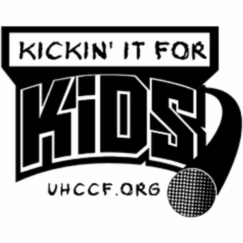 KICKIN' IT FOR KIDS UHCCF.ORG Logo (USPTO, 16.06.2014)