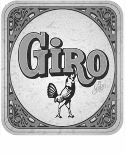 GIRO BY SAUZA Logo (USPTO, 11.07.2014)