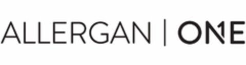 ALLERGAN | ONE Logo (USPTO, 09/16/2014)