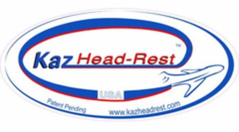 KAZ HEAD-REST USA PATENT PENDING WWW.KAZHEADREST.COM Logo (USPTO, 22.01.2015)