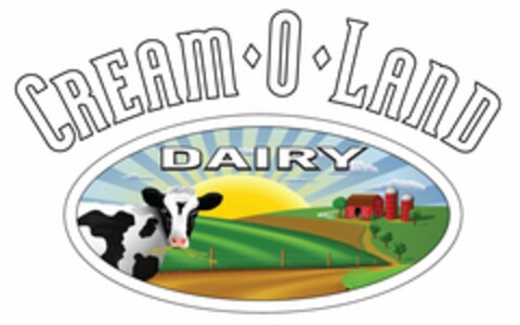 CREAM-O-LAND DAIRY Logo (USPTO, 05/27/2015)