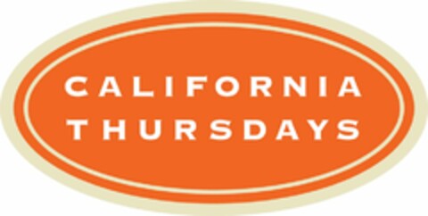 CALIFORNIA THURSDAYS Logo (USPTO, 07/21/2015)