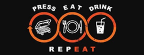 PRESS EAT DRINK REPEAT Logo (USPTO, 10/12/2015)