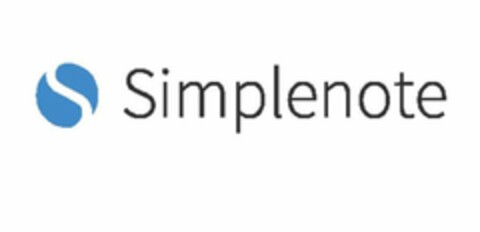 S SIMPLENOTE Logo (USPTO, 22.10.2015)