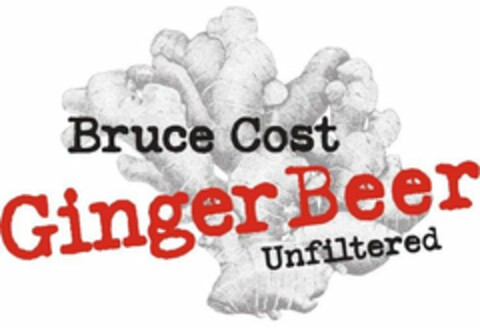 BRUCE COST GINGER BEER UNFILTERED Logo (USPTO, 03.03.2016)