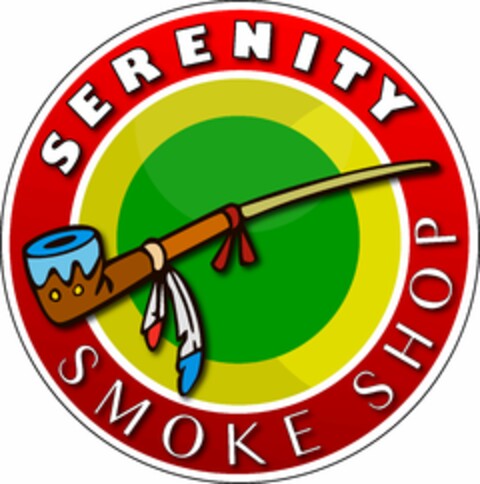 SERENITY SMOKE SHOP Logo (USPTO, 04.03.2016)