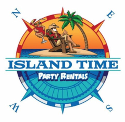 ISLAND TIME PARTY RENTALS NESW Logo (USPTO, 19.12.2016)