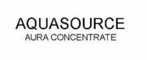 AQUASOURCE AURA CONCENTRATE Logo (USPTO, 26.06.2017)