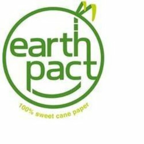 EARTH PACT 100% SWEET CANE PAPER Logo (USPTO, 23.02.2018)