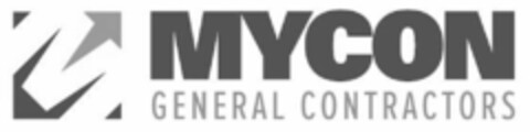 M MYCON GENERAL CONTRACTORS Logo (USPTO, 09.03.2018)