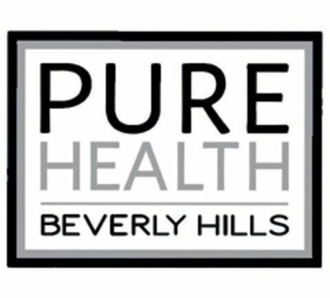 PURE HEALTH BEVERLY HILLS Logo (USPTO, 31.01.2019)