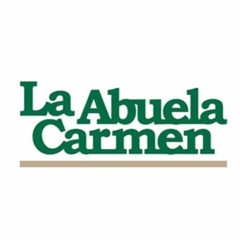 LA ABUELA CARMEN Logo (USPTO, 17.07.2019)