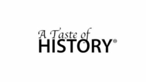 A TASTE OF HISTORY Logo (USPTO, 06.08.2019)