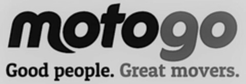 MOTOGO GOOD PEOPLE. GREAT MOVERS. Logo (USPTO, 19.11.2019)
