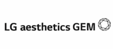 LG AESTHETICS GEM Logo (USPTO, 13.01.2020)
