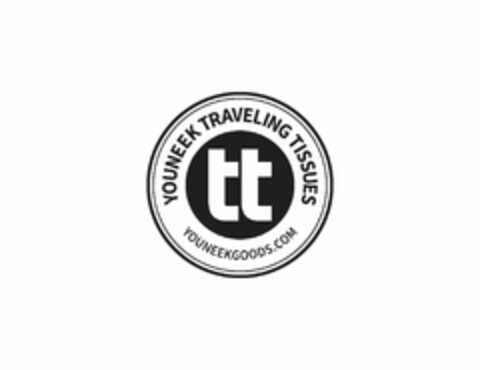 TT YOUNEEK TRAVELING TISSUES YOUNEEKGOODS.COM Logo (USPTO, 16.06.2020)