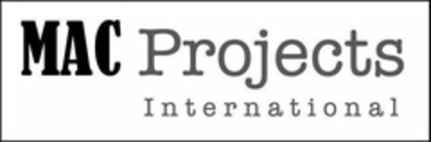 MAC PROJECTS INTERNATIONAL Logo (USPTO, 13.07.2020)