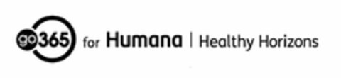 GO 365 FOR HUMANA HEALTHY HORIZONS Logo (USPTO, 20.09.2020)