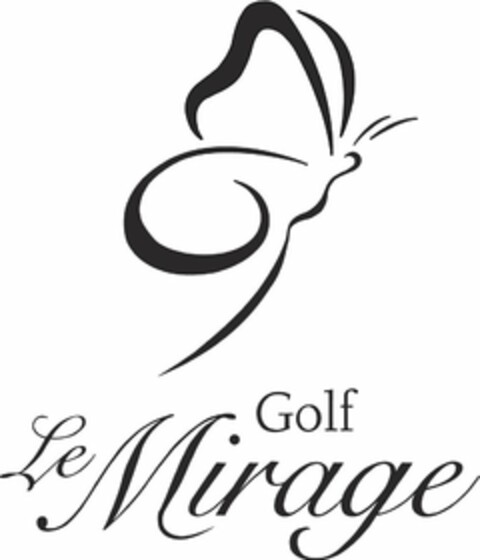 GOLF LE MIRAGE Logo (USPTO, 18.09.2009)