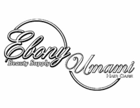 EBONY BEAUTY SUPPLY UMAMI HAIR CARE Logo (USPTO, 11.01.2010)