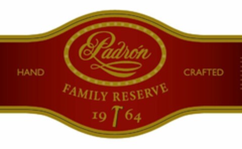 PADRÓN FAMILY RESERVE 1964 HAND CRAFTED Logo (USPTO, 12.01.2010)