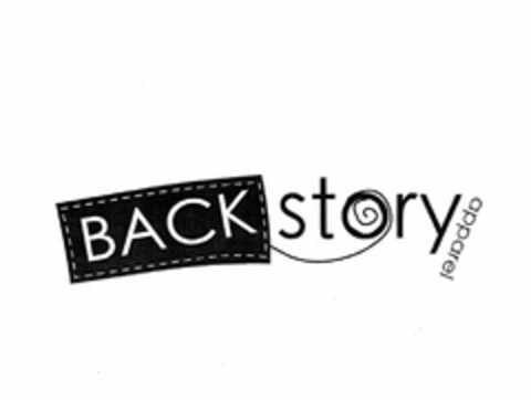 BACK STORY APPAREL Logo (USPTO, 03/23/2010)