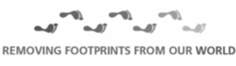 REMOVING FOOTPRINTS FROM OUR WORLD Logo (USPTO, 06.04.2010)