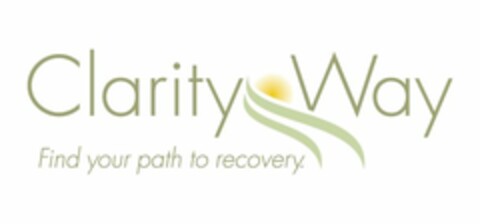 CLARITY WAY FIND YOUR PATH TO RECOVERY. Logo (USPTO, 11/01/2010)