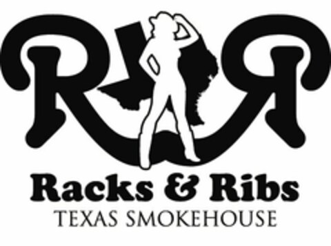 R R RACKS & RIBS TEXAS SMOKEHOUSE Logo (USPTO, 31.01.2011)