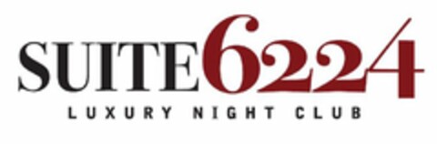 SUITE6224 LUXURY NIGHT CLUB Logo (USPTO, 03/11/2011)