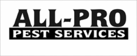 ALL-PRO PEST SERVICES Logo (USPTO, 26.10.2011)