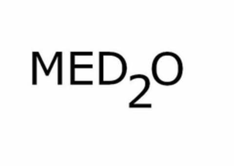 MED2O Logo (USPTO, 01/05/2012)