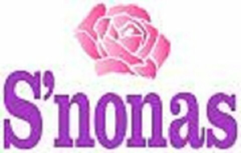 S'NONAS Logo (USPTO, 25.05.2012)