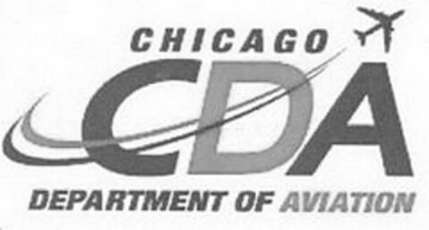 CDA CHICAGO DEPARTMENT OF AVIATION Logo (USPTO, 07/18/2012)