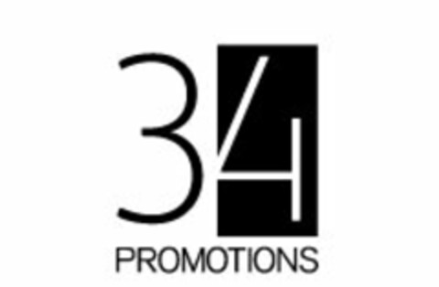 34 PROMOTIONS Logo (USPTO, 09/06/2012)