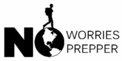 NO WORRIES PREPPER Logo (USPTO, 19.06.2013)