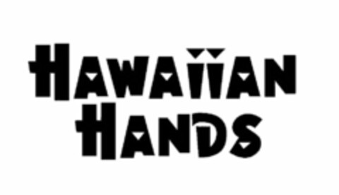 HAWAIIAN HANDS Logo (USPTO, 30.07.2013)