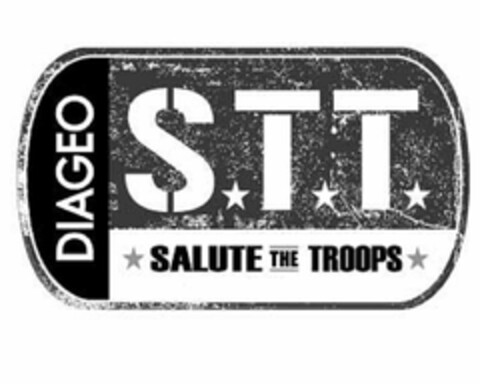 DIAGEO STT SALUTE THE TROOPS Logo (USPTO, 17.09.2013)