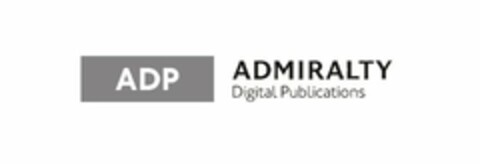 ADP ADMIRALTY DIGITAL PUBLICATIONS Logo (USPTO, 21.10.2013)