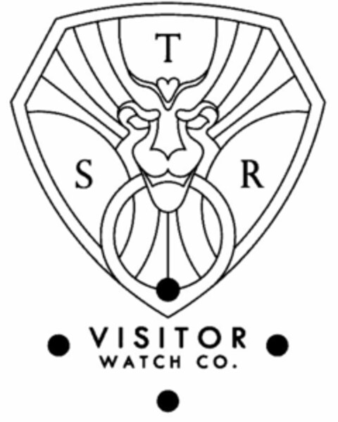 STR VISITOR WATCH CO. Logo (USPTO, 18.06.2014)