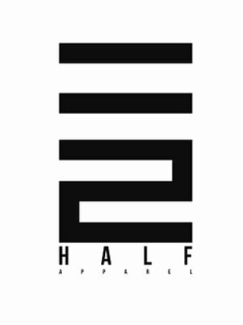 1/2 HALF APPAREL Logo (USPTO, 10/07/2014)