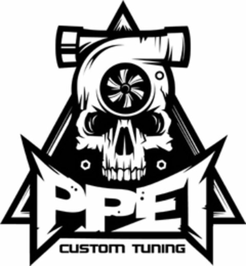 PPEI CUSTOM TUNING Logo (USPTO, 23.07.2015)