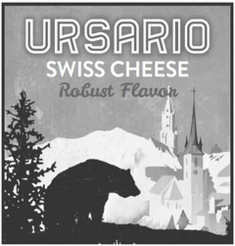 URSARIO SWISS CHEESE ROBUST FLAVOR Logo (USPTO, 07.08.2015)