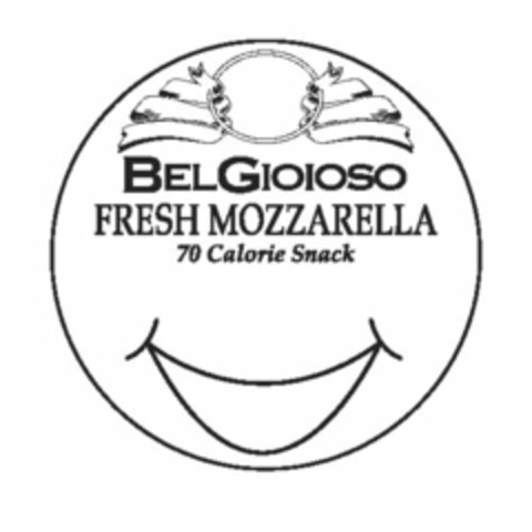 BELGIOIOSO FRESH MOZZARELLA 70 CALORIE SNACK Logo (USPTO, 28.09.2015)