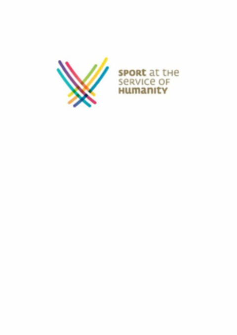 SPORT AT THE SERVICE OF HUMANITY Logo (USPTO, 03/08/2017)