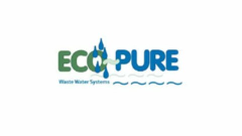 ECO-PURE WASTE WATER SYSTEMS Logo (USPTO, 16.03.2017)