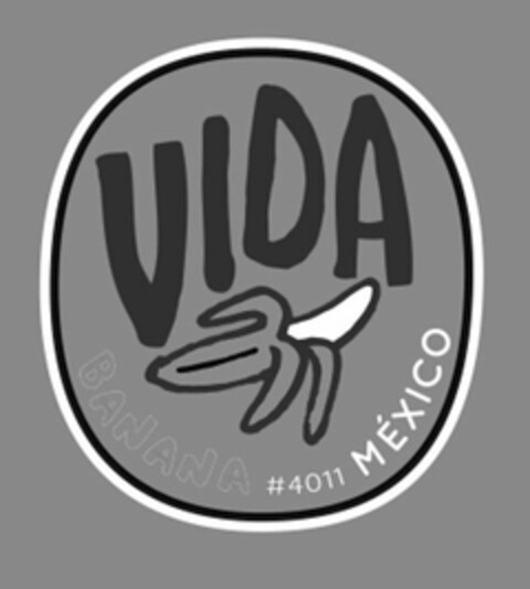 VIDA BANANA #4011 MEXICO Logo (USPTO, 08/21/2017)