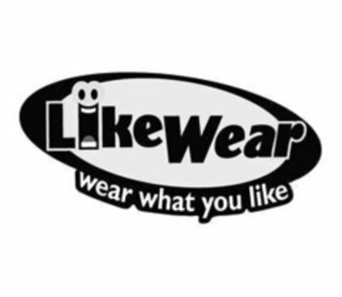 LIKEWEAR WEAR WHAT YOU LIKE Logo (USPTO, 13.11.2018)