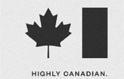 HIGHLY CANADIAN. Logo (USPTO, 18.11.2018)