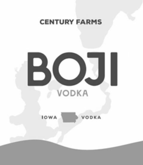 CENTURY FARMS BOJI VODKA IOWA VODKA Logo (USPTO, 01/29/2019)